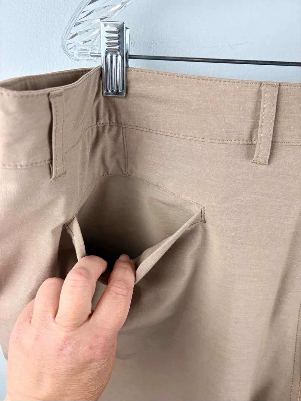 Faherty All Day Shorts 7” in Khaki Quick Dry Stretch Lightweight Drawstring 40